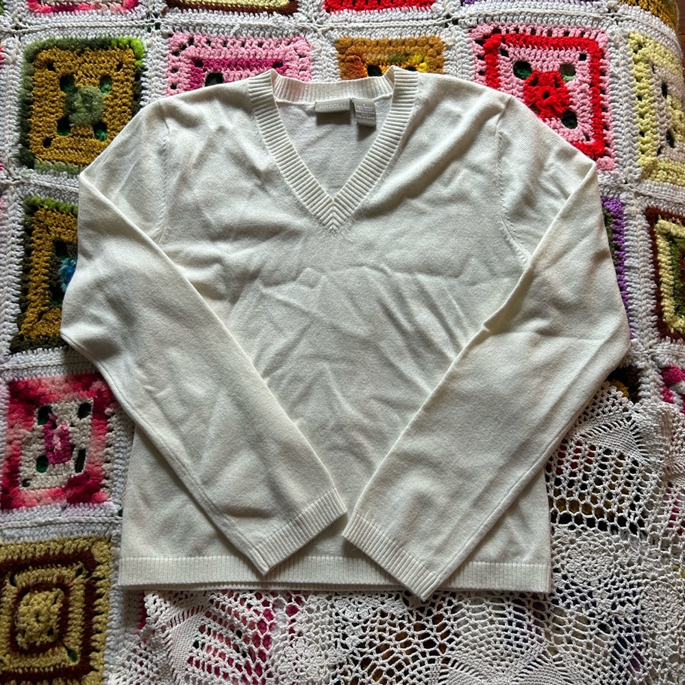 White sweater